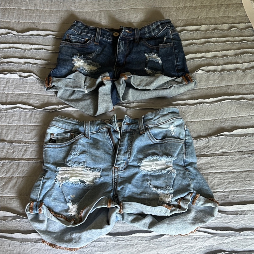 KanCan Distressed Blue Denim Jeans